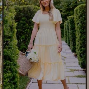 Yellow Ophelia dress Ivy City Co Medium